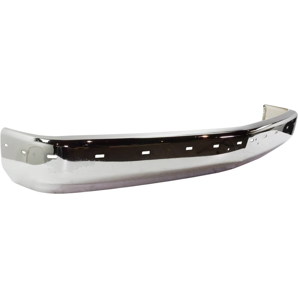 GM TRUCKS & VANS TAHOE (CHEVY) (HEAD/LAMP & C/L 2pcs Design ) FRONT BUMPER CHROME WRS (W/O AIR INTAKE) OEM#15574111 1995-2000 PL#GM1002802