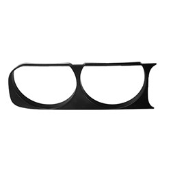 DODGE CHALLENGER HEAD LAMP BEZEL RIGHT (Passenger Side) BLACK OEM#68051526AA 2008-2014 PL#CH2511100