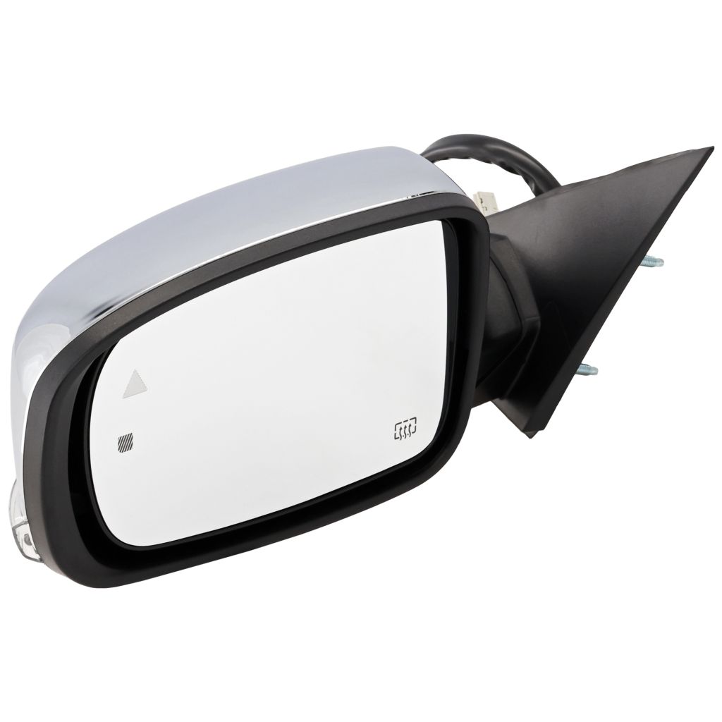 CHRYSLER 300 DOOR MIRROR LEFT (Driver Side) PWR/HTD/SIGNAL/PUDDLE/MEMORY/BSD (CHROME CVR)(WO/DIM OEM#57010421AJ-PFM 2012-2019 PL#CH1320426