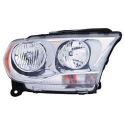 DODGE TRUCKS & VANS DURANGO HEAD LAMP ASSEMBLY RIGHT (Passenger Side) (HALOGEN)(CHR BEZEL)**CAPA** OEM#55079366AC 2011-2013 PL#CH2503228C