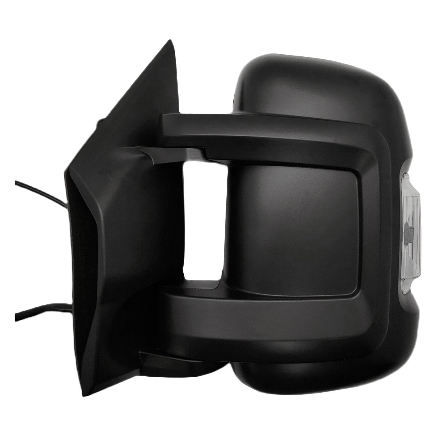 DODGE TRUCKS & VANS PROMASTER 1500/2500/3500 DOOR MIRROR LEFT (Driver Side) PWR/HTD/SIGNAL/P-FOLD (NON-EXTENDED)(W/SENSOR)(TEX) OEM#5VF01JXWAI 2014-2023 PL#CH1320432