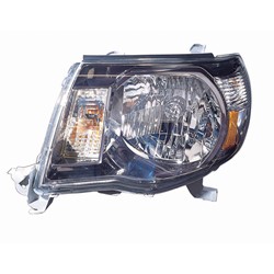 TOYOTA TACOMA HEAD LAMP ASSEMBLY LEFT (Driver Side) BLACK BEZEL(W/ SPORT)**CAPA** OEM#8115004173 2009-2011 PL#TO2502181C