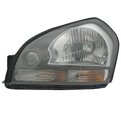 HYUNDAI TUCSON HEAD LAMP ASSEMBLY LEFT (Driver Side) (CLEAR SIGNAL) OEM#921012E050 2005-2009 PL#HY2502133