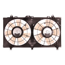 CHEVROLET CAMARO CONV RADIATOR & A/C FAN ASSEMBLY (6.2L)(DUAL FAN) OEM#22762592-PFM 2012-2015 PL#GM3115245