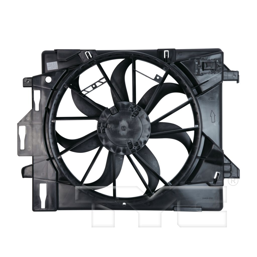 CHRYSLER TOWN & COUNTRY RADIATOR & A/C FAN ASSEMBLY (SINGLE FAN) OEM#5058674AD 2008-2016 PL#CH3115157