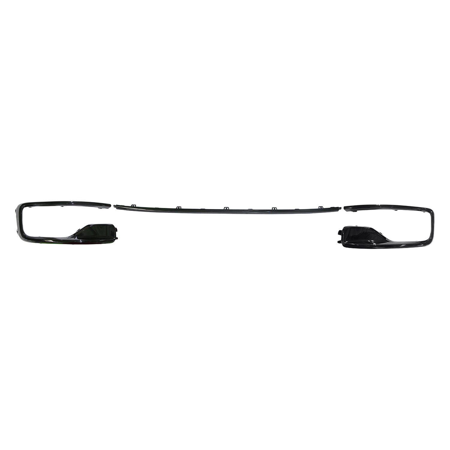 JEEP WAGONEER L (EXC GRAND WAGONEER) FRONT BUMPER COVER MLDG PTD-BLACK OEM#68582383AA 2023-2025 PL#CH1044185