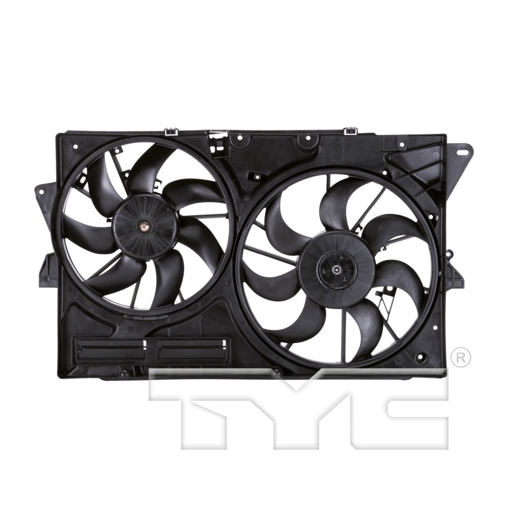 LINCOLN MKS RADIATOR & A/C FAN ASSEMBLY 3.7L OEM#DG1Z8C607G 2013-2016 PL#FO3115199