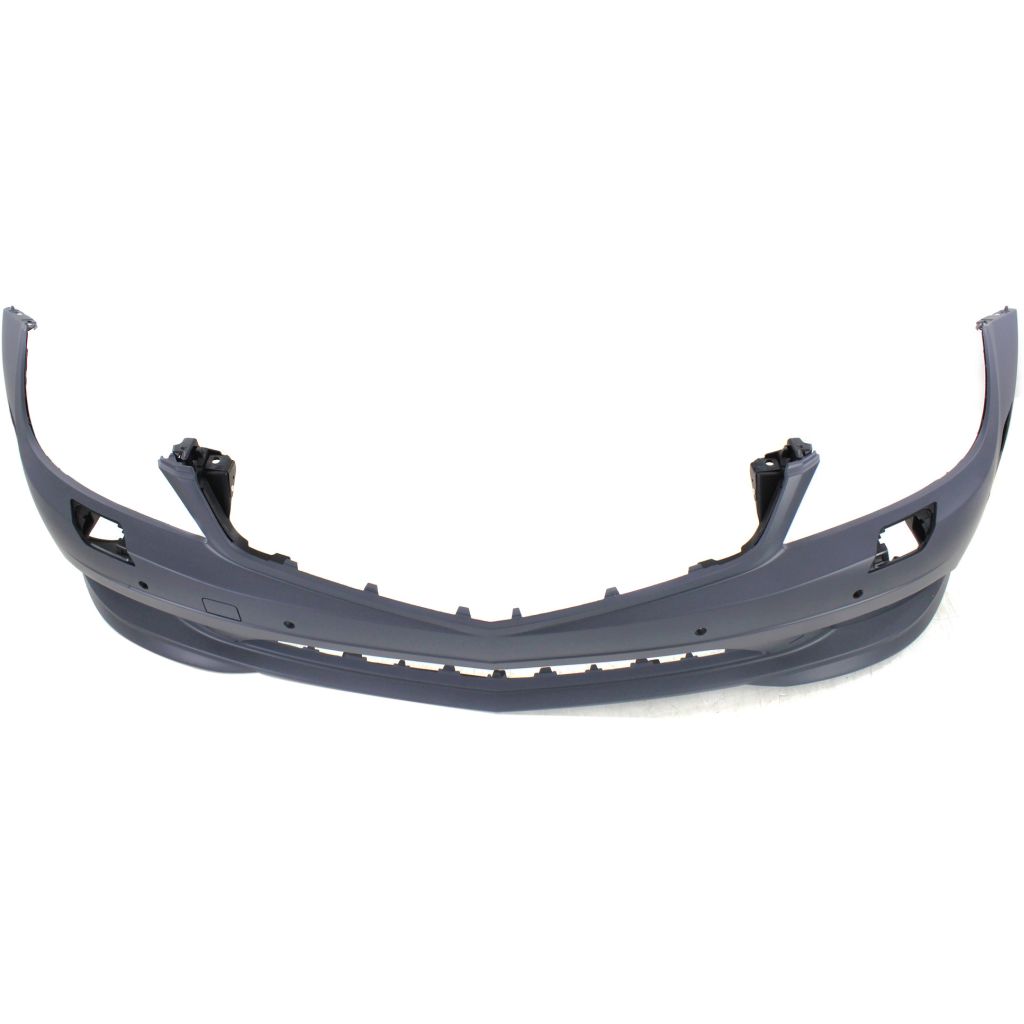 MERCEDES-BENZ C-CLASS SEDAN (204) FRONT BUMPER COVER PRIMED (SPORT)(W/WASH)(W/ SEN)(EXC C63)(LED DRL) OEM#2048853038 2011 PL#MB1000423