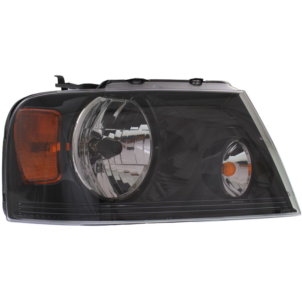 FORD TRUCKS & VANS FORD/PU (F150 EXC HERITAGE) HEAD LAMP ASSEMBLY RIGHT (Passenger Side) (W/O CHROME TRIM)(W/BLK TRIM)**CAPA** OEM#7L3Z13008EA 2007-2008 PL#FO2503247C