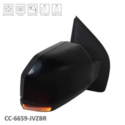 FORD TRUCKS & VANS FORD/PU F150 (EXC RAPTOR) DOOR MIRROR RIGHT (Passenger Side) PWR/HTD/SIGNAL/PUDDLE/MEMORY/P-FOLD (WO/BSD)(STD TYPE)(PTM) OEM#FL3Z17682GDPTM 2015-2017 PL#FO1321530