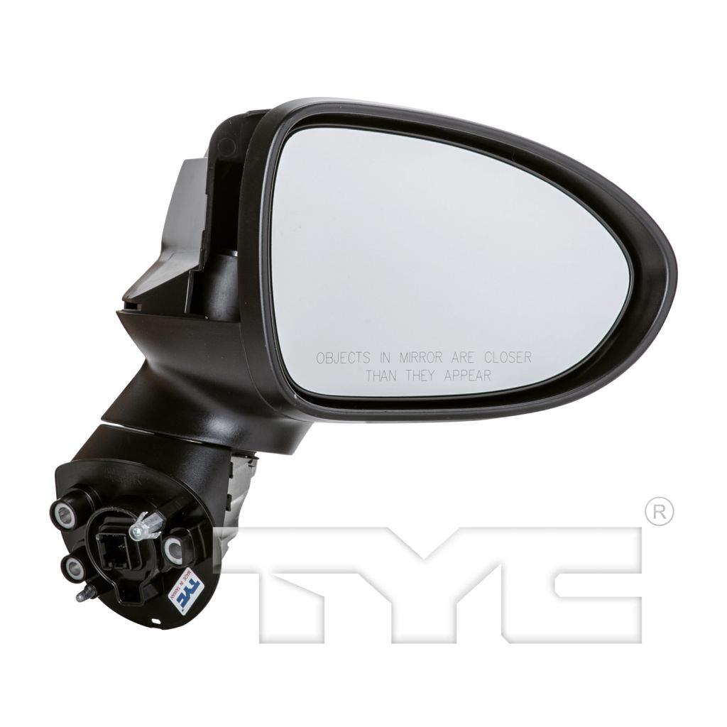 KIA RIO SEDAN DOOR MIRROR RIGHT (Passenger Side) PWR/HTD/M-FOLD (WO/SIGNAL)(TO 12-16-13) OEM#876201W140-PFM 2012-2014 PL#KI1321167