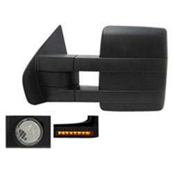 FORD TRUCKS & VANS FORD/PU (F150)(EXC SVT RAPTOR) DOOR MIRROR LEFT (Driver Side) PWR/HTD/SIGNAL/PUDDLE (BLK)(DUAL ARM) OEM#7L3Z17683AE 2009-2012 PL#FO1320369