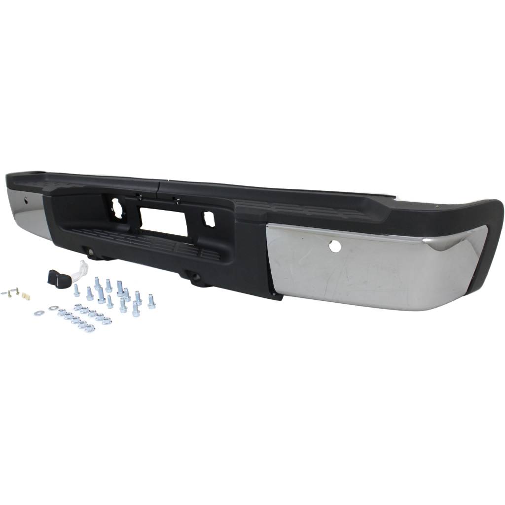 GM TRUCKS & VANS SIERRA/PU 2500/3500 (GMC) STEP BUMPER ASSEMBLY CHR(SINGLE REAR WHEEL) (W/SENSOR) OEM#20899361-PFM 2007-2010 PL#GM1103151