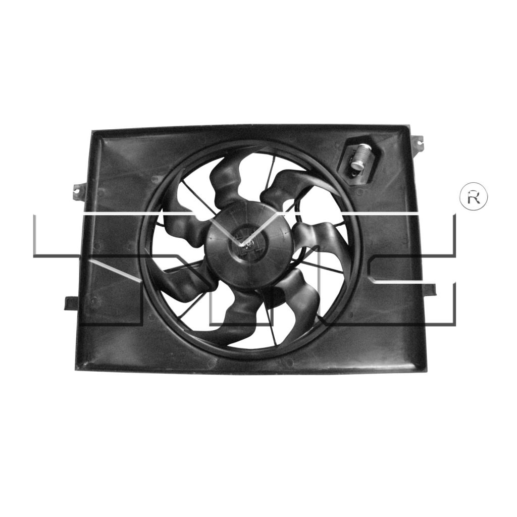 KIA SOUL RADIATOR & A/C FAN ASSEMBLY (SINGLE FAN)(2.0L) OEM#253802K100 2010-2011 PL#KI3115129