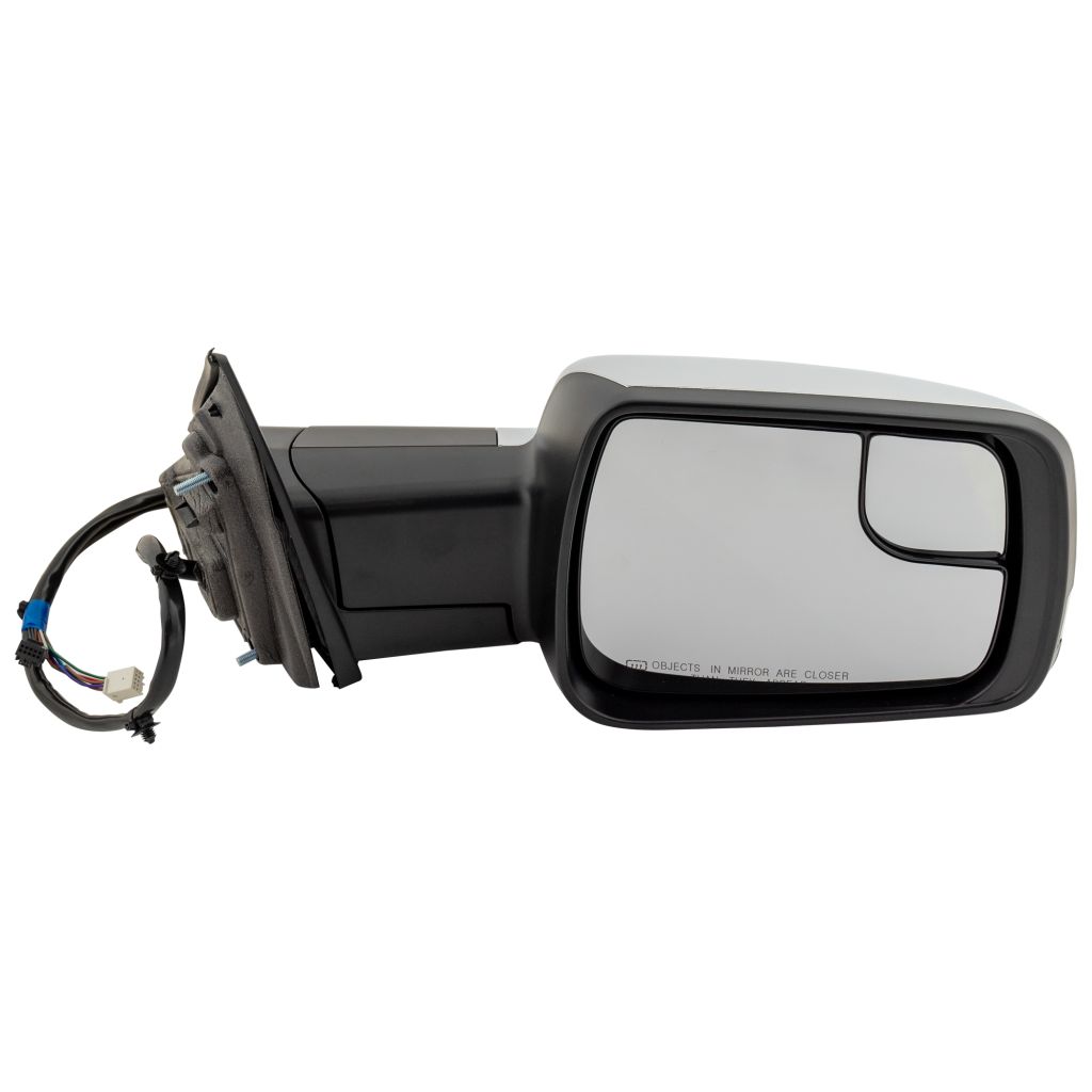 DODGE TRUCKS & VANS DODGE/PU R1500 (EXC TRX 21-UP)(6 LUG NUTS) DOOR MIRROR RIGHT (Passenger Side) PWR/HTD/SIGNAL/PUDDLE/MEMORY/P-FOLD (W/SG)(CHROME) OEM#68276504AH-PFM 2019-2022 PL#CH1321474