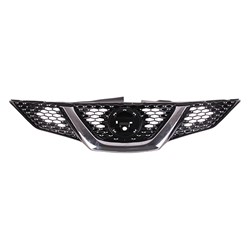 NISSAN ROGUE SPORT (2.0L) GRILLE ASSY PTD-BLACK W/CHROME MLDG (W/AVM)(WO/INTELLIGENT CRUISE) OEM#623106MG0C 2017 PL#NI1200289
