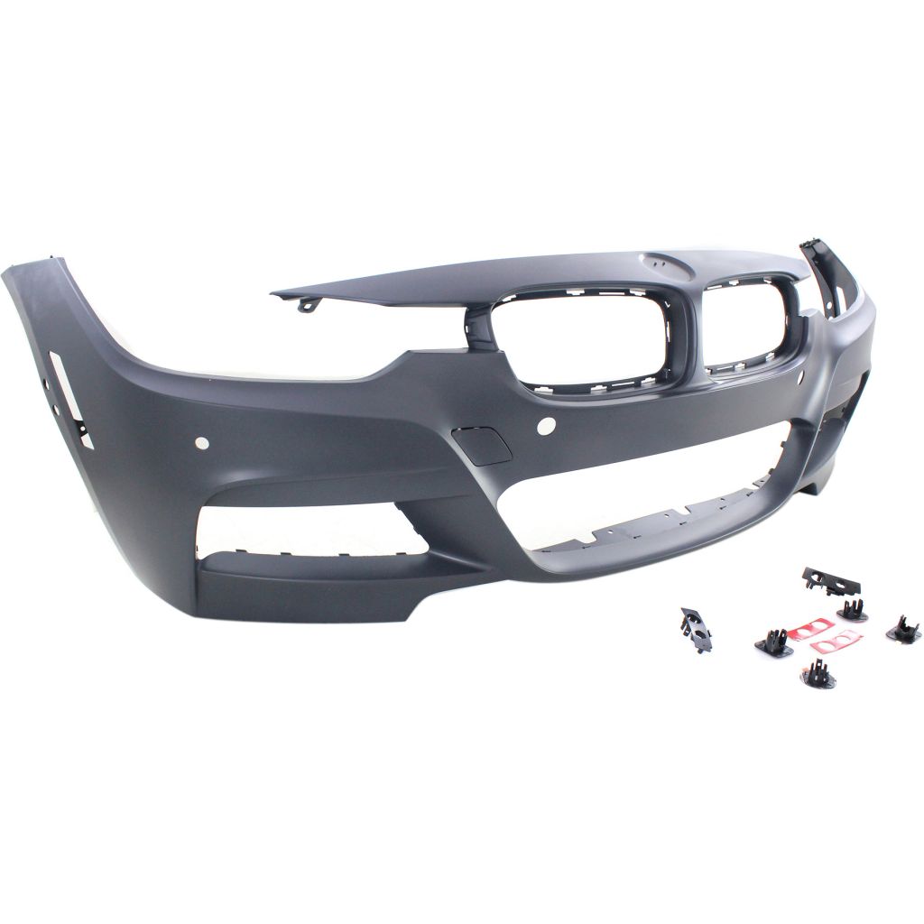 BMW BMW 3 (SEDAN) HYBRID FRONT B COVER PRIMED (W/ MOLDING HOLE)WO/WASH W/ PK SNSR W/ PK ASSIST W/ CAMERA( M SPORT) OEM#51118067955 2016-2018 PL#BM1000291