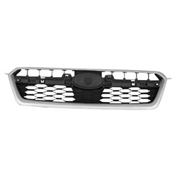 SUBARU IMPREZA 2.0 GRILLE BLACK W/SILVER FRAME (EXC MESH) OEM#91122FJ010 2012-2014 PL#SU1200145