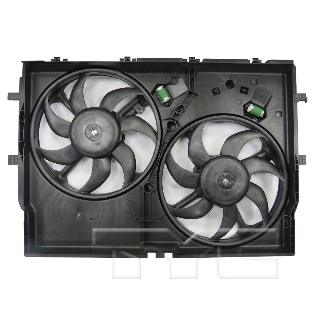 DODGE TRUCKS & VANS PROMASTER 1500/2500/3500 RADIATOR & A/C FAN ASSEMBLY (3.6L W/AC) OEM#68189000AD 2014-2024 PL#CH3115186