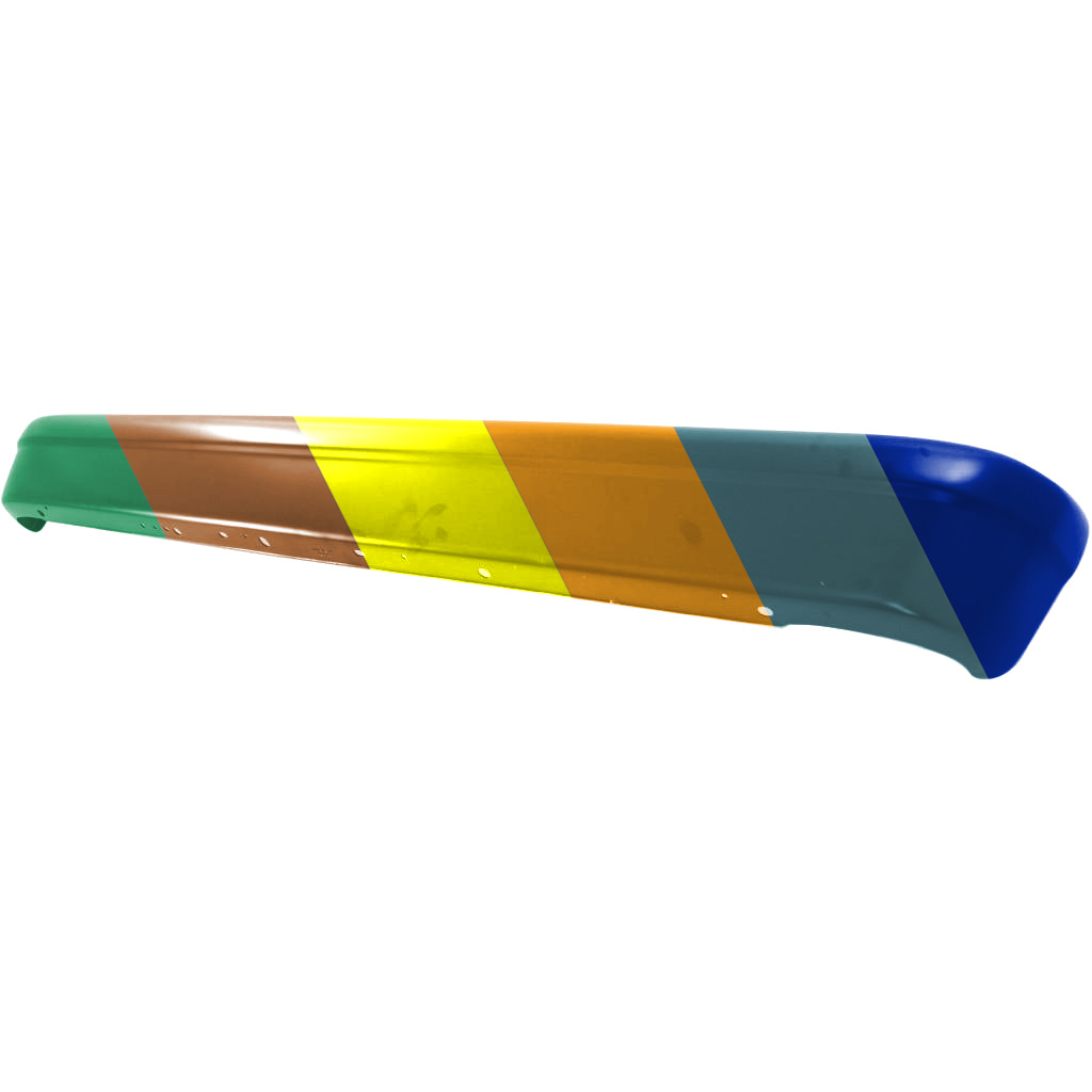 FORD TRUCKS & VANS FORD VAN REAR BUMPER PTD PLN (WO/SENSOR)(WO/PAD HOLES)(NON-STEP) OEM#7C2Z17906EPTM 2008-2014 PL#FO1102301