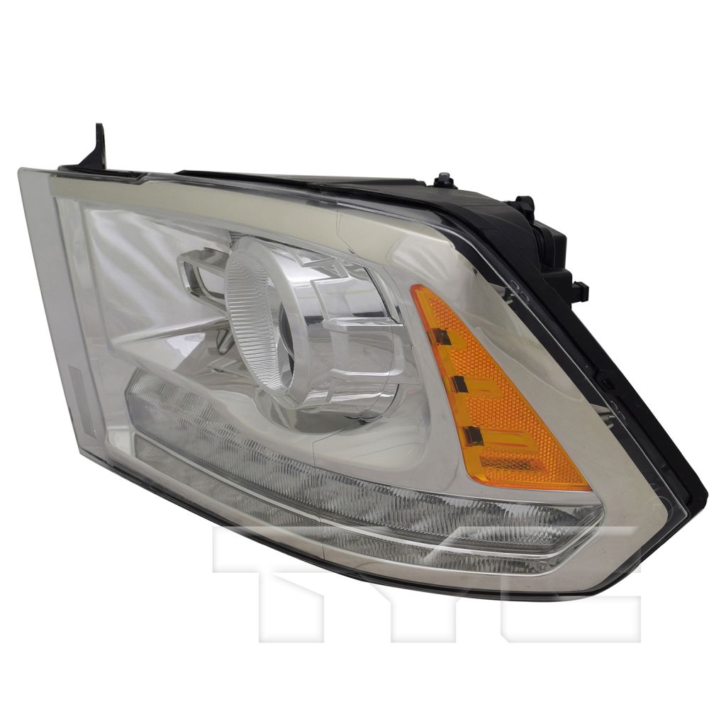 DODGE TRUCKS & VANS DODGE/PU (R1500) HEAD LAMP LEFT (Driver Side) (W/PROJECTOR)(CHR BEZEL)**CAPA** OEM#68093217AD 2013-2015 PL#CH2502244C