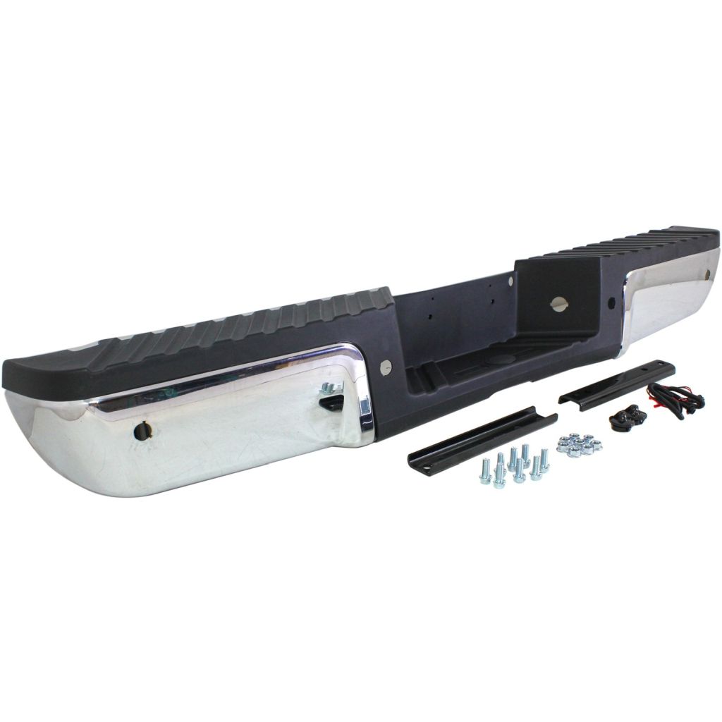 FORD TRUCKS & VANS FORD/PU F250/350/450 (SUPER DUTY) STEP BUMPER ASSY CHROME W/BLACK PAD (W/SENSOR)(WO/BRKT) OEM#9C3Z17906D-PFM 2011-2012 PL#FO1103150
