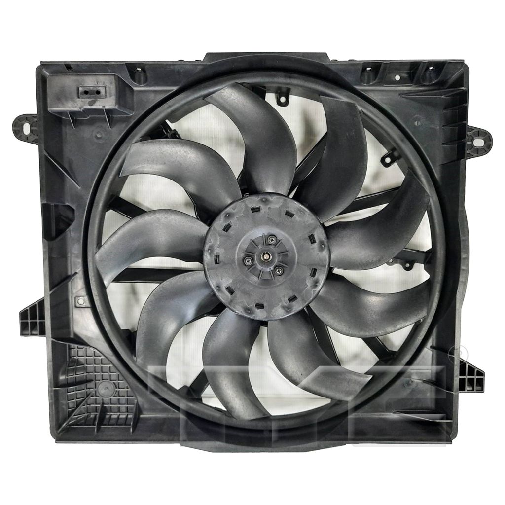 JEEPVEHICLE WRANGLER (JL) RADIATOR & A/C FAN ASSY (SINGLE FAN)(2.0L)(3.0L DIESEL) OEM#68272755AD 2018-2025 PL#CH3115200