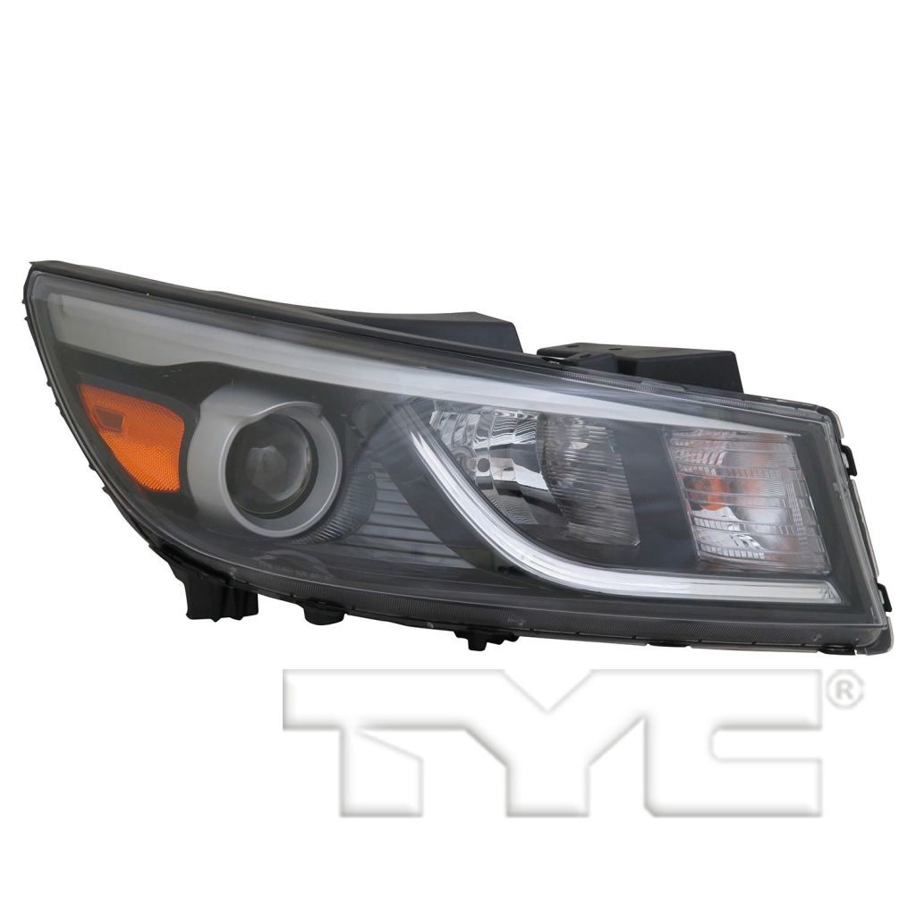 KIA SEDONA MINIVAN HEAD LAMP ASSY RIGHT (Passenger Side) (HALOGEN)(WO/ LED)(L/LX) OEM#92102A9110 2015-2018 PL#KI2503181
