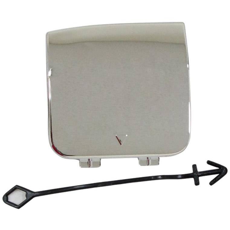 MERCEDES-BENZ GLB-CLASS (247) REAR BUMPER COVER TOW COVER CHROME (GLB250 WO/AMG) OEM#2478857301 2020-2025 PL#MB1128102