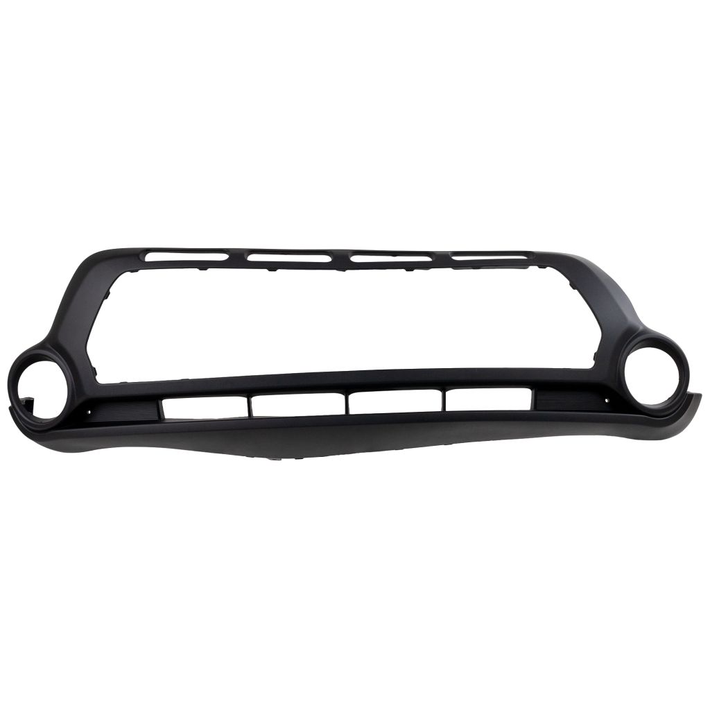 KIA SOUL FRONT BUMPER COVER CENTER TEXT-BLK (1pc center type) OEM#86512B2000 2014-2016 PL#KI1015104
