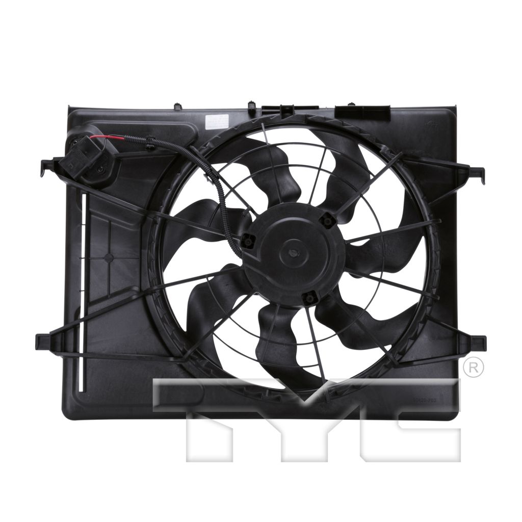 HYUNDAI ELANTRA WAGON (TOURING) RADIATOR & A/C FAN ASSEMBLY (SINGLE FAN)(To 12-15-09) OEM#253802H150 2009-2010 PL#HY3115120