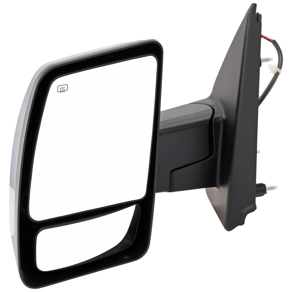 NISSAN(DATSUN) NV1500/2500/3500 DOOR MIRROR LEFT (Driver Side) POWER/HEATED (CHROME CVR)(SINGLE ARM) OEM#963021PA9E-PFM 2012-2021 PL#NI1320248