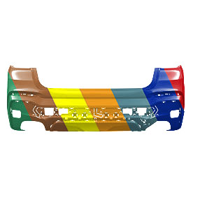 BMW BMW X4 REAR BUMPER COVER PRIMED (28i/35i W/M SPORT)(M40i) **CAPA** OEM#51128064118 2015-2018 PL#BM1100320C