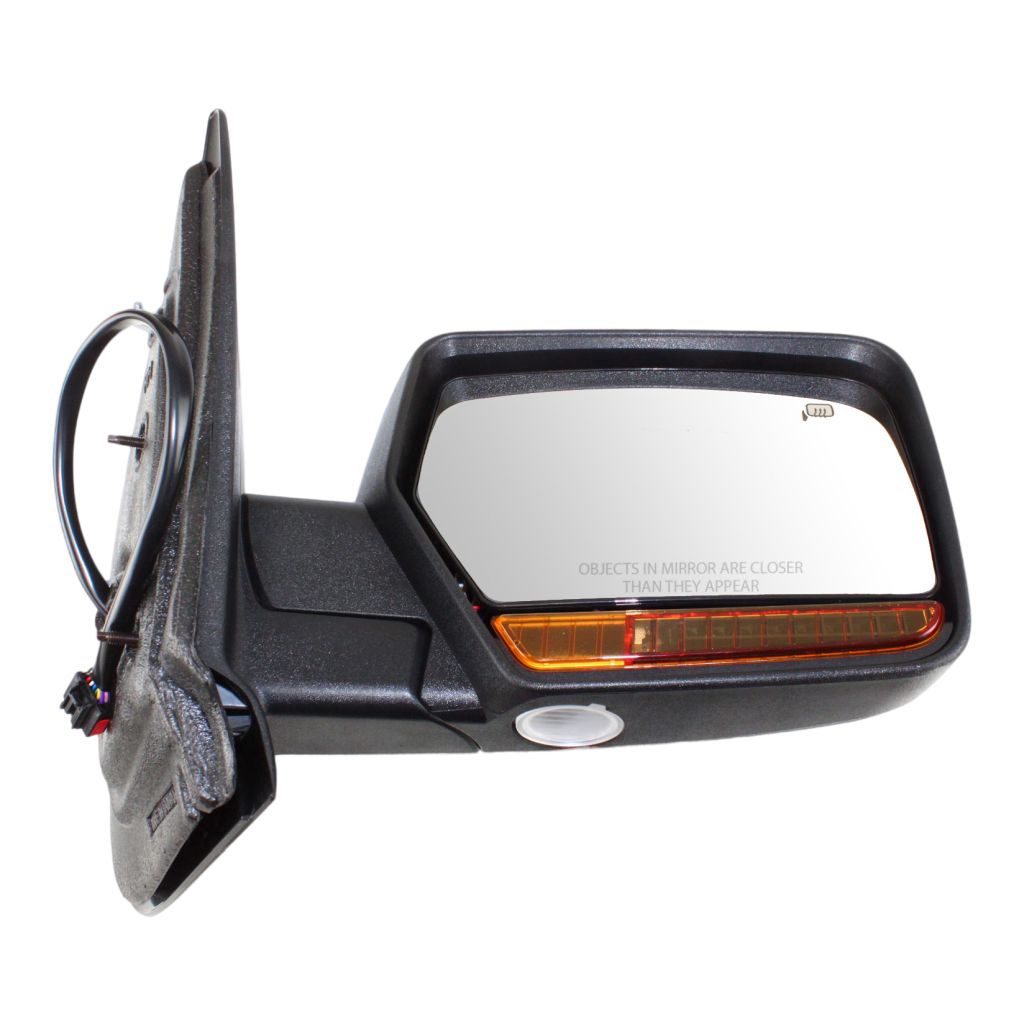 LINCOLN NAVIGATOR DOOR MIRROR RIGHT (Passenger Side) PWR/HTD/SIGNAL/PUDDL/MEMORY (PWR-FOLD)(CHROME) OEM#9L7Z17682AA 2009-2010 PL#FO1321392