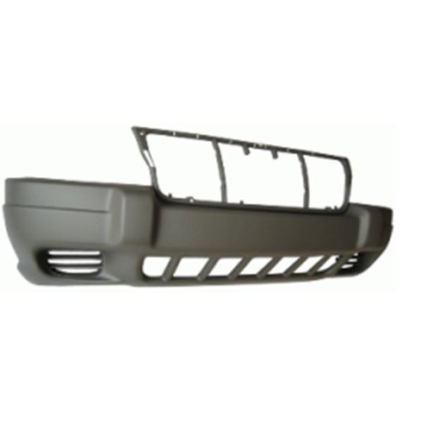 JEEP GRAND CHEROKEE FRONT BUMPER COVER TXT-LIGHT GRAY (W/O FOG) OEM#5EU79VF7AB 1999-2003 PL#CH1000315