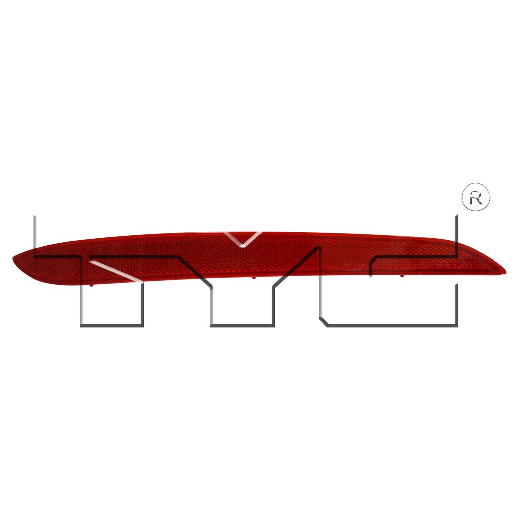 HYUNDAI SONATA REAR BUMPER REFLECTOR LEFT (Driver Side)**CAPA** OEM#92405C1000 2015-2017 PL#HY1184113C