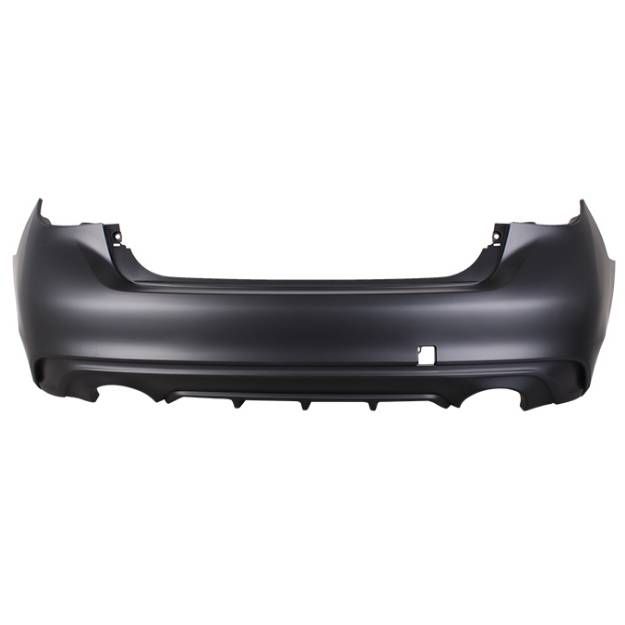 INFINITI Q50 REAR BUMPER COVER PRIMED (WO/SENSOR) **CAPA** OEM#850226HH0H 2018-2024 PL#IN1100175C