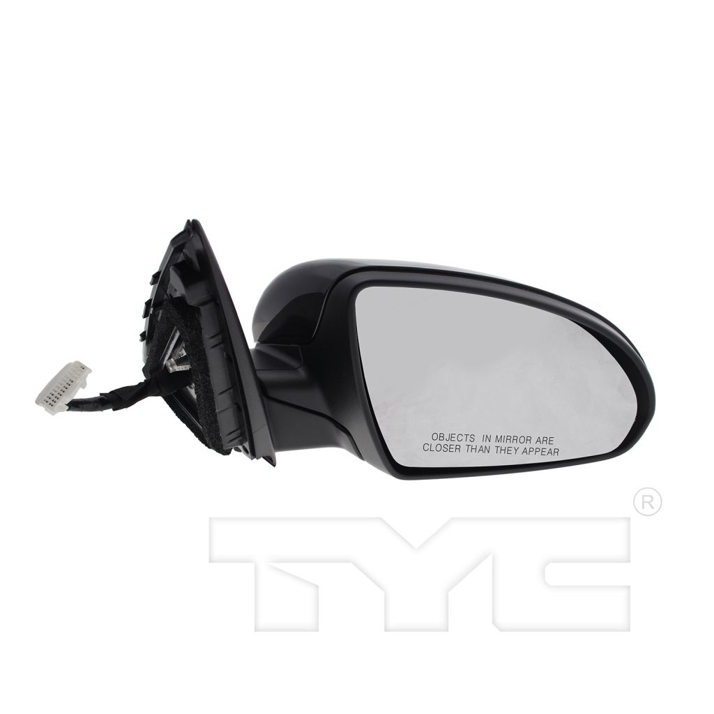 KIA OPTIMA DOOR MIRROR RIGHT (Passenger Side) POWER/HTD/P-FOLD/SIGNAL/MEMORY (WO/BLIND SPOT) (PTD CVR) OEM#87620D5040 2016-2018 PL#KI1321202