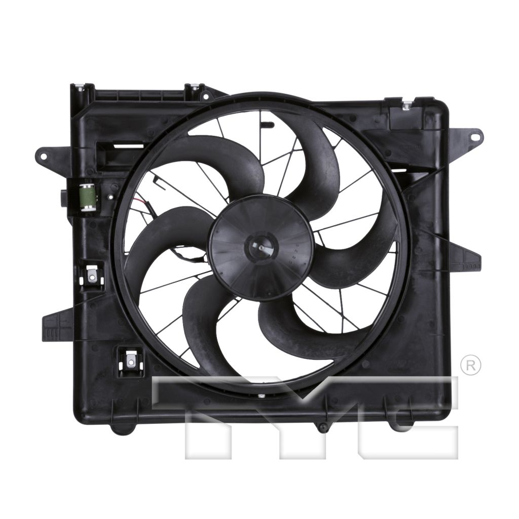 FORD MUSTANG RADIATOR & A/C FAN ASSEMBLY (SINGLE FAN) OEM#DR3Z8C607B 2010-2014 PL#FO3115152