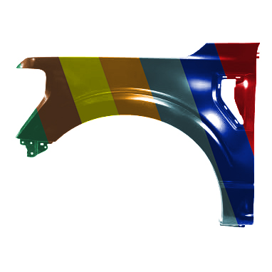 FORD TRUCKS & VANS FORD/PU F150 HYBRID FENDER LEFT (Driver Side) (ALUM) OEM#VL3Z16006E 2021-2024 PL#FO1240336
