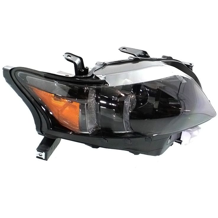 LEXUS RX 350 HEAD LAMP ASSEMBLY RIGHT (Passenger Side) (HALOGEN)(BLK BEZEL)(CANADA) OEM#811100E170 2012 PL#LX2503155