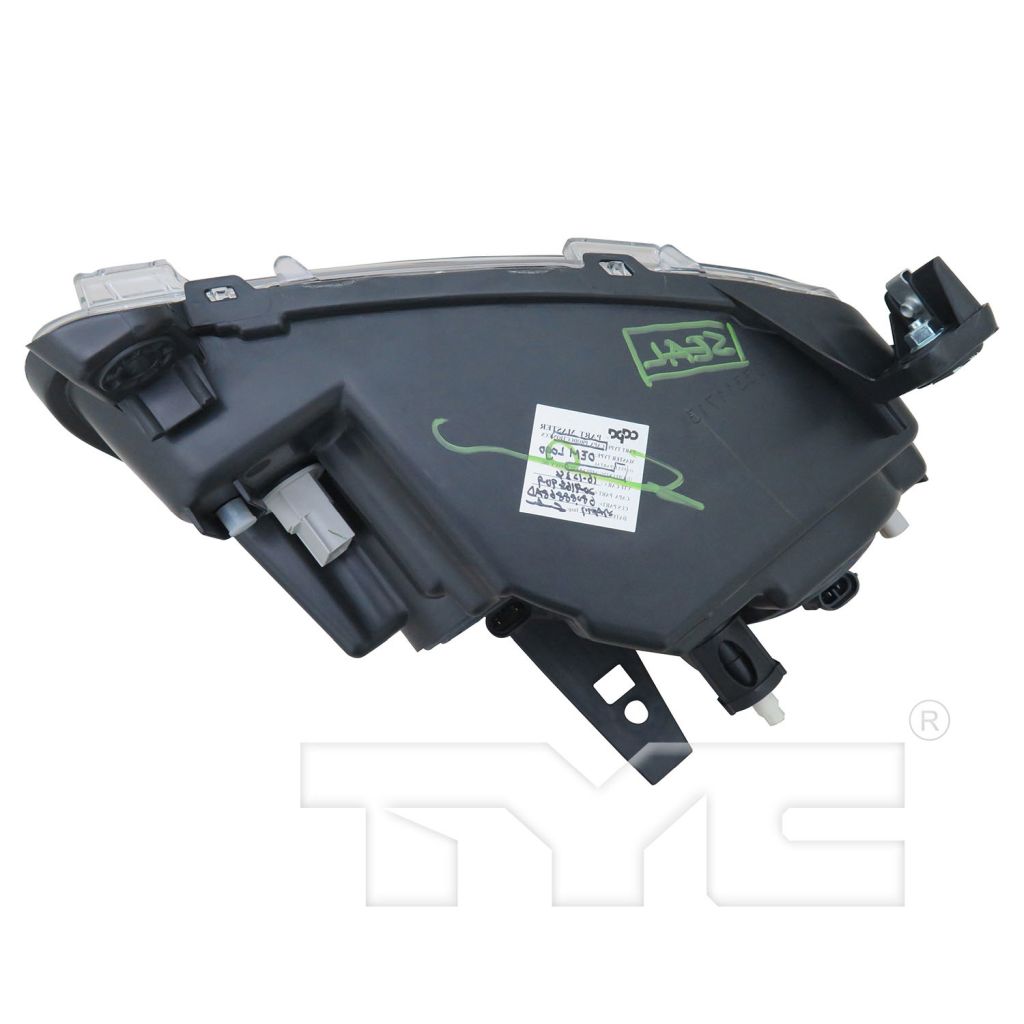 JEEP COMPASS HEAD LAMP ASSEMBLY LEFT (Driver Side)(WO/PROJECTOR)(CHR BEZEL)**CAPA** OEM#68088869AD 2011-2013 PL#CH2518139C