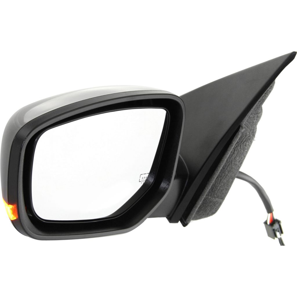 DODGE DART DOOR MIRROR LEFT (Driver Side) PWR/HTD/SIGNAL/PUDDLE (WO/BLIND SYSTEM) OEM#1TA131X8AI-PFM 2013-2015 PL#CH1320364