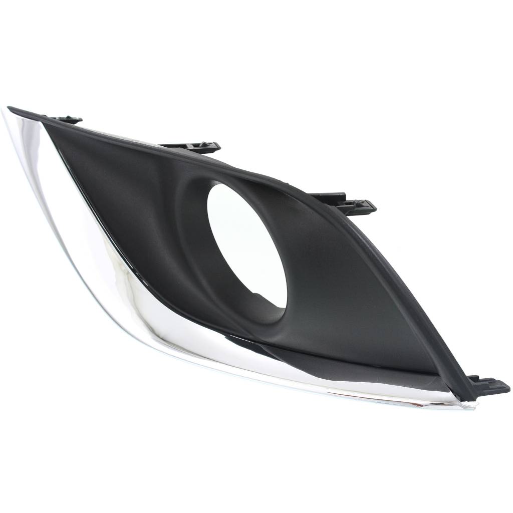 NISSAN(DATSUN) VERSA SEDAN FOG LAMP COVER LEFT (Driver Side) CHR/BLK (W/FOG) OEM#622576W80A 2015-2019 PL#NI1038134