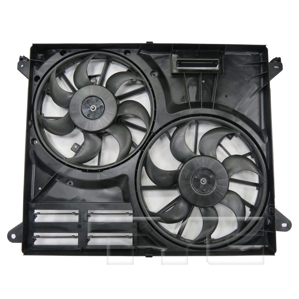 FORD TRUCKS & VANS EDGE RADIATOR & A/C FAN ASSEMBLY (2.7L)(WO/TOW) OEM#F2GZ8C607E 2019-2024 PL#FO3115212
