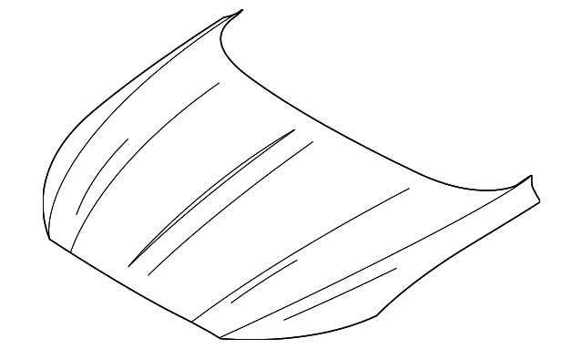 LINCOLN NAUTILUS HYBRID HOOD (ALUM) OEM#R2TZ16612A 2024-2025 PL#FO1230352