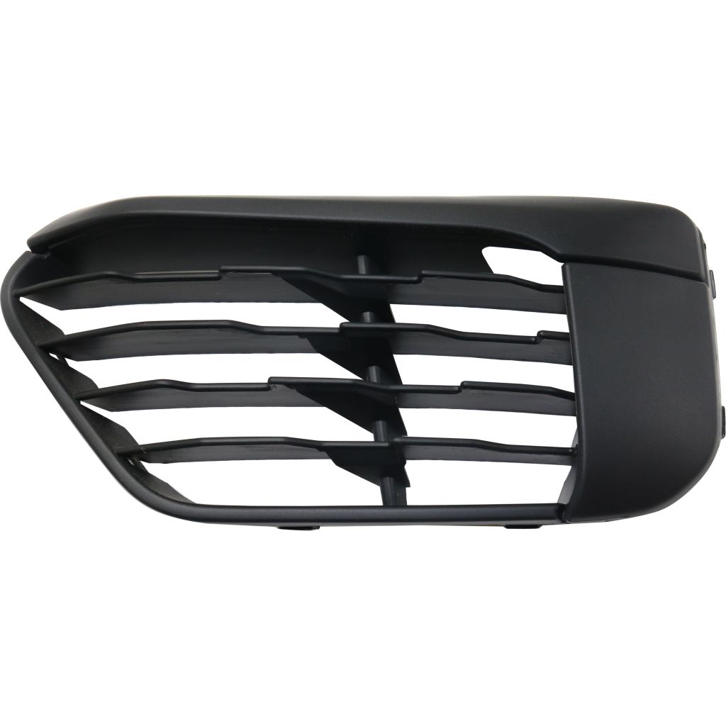 BMW BMW X1 FRONT BUMPER GRILLE LEFT (Driver Side) MAT-BLACK (WO/SENSOR)(BASE) OEM#51117453981 2016-2019 PL#BM1038203