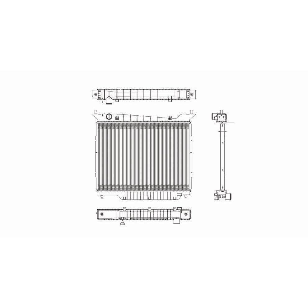 LINCOLN NAVIGATOR RADIATOR 5.4L/V8 ALL OEM#2L1Z8005DG 2003-2004 PL#FO3010242