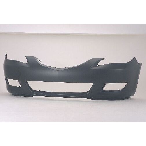 MAZDA MAZDA3 FRONT BUMPER COVER PRIMED (SD-STD)(WO/BUILT IN FOG LAMP TRIM) OEM#BNYP5003XEBB 2004-2006 PL#MA1000196