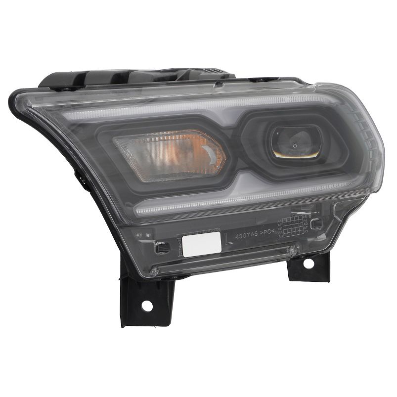 DODGE TRUCKS & VANS DURANGO HEAD LAMP ASSY LEFT (Driver Side) (W/TURN SIGNAL)(BLACK) OEM#68433779AF 2021-2025 PL#CH2502344